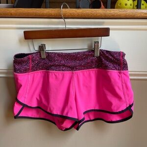 Lululemon Athletica Pink Athletic Shorts Vibrant Design